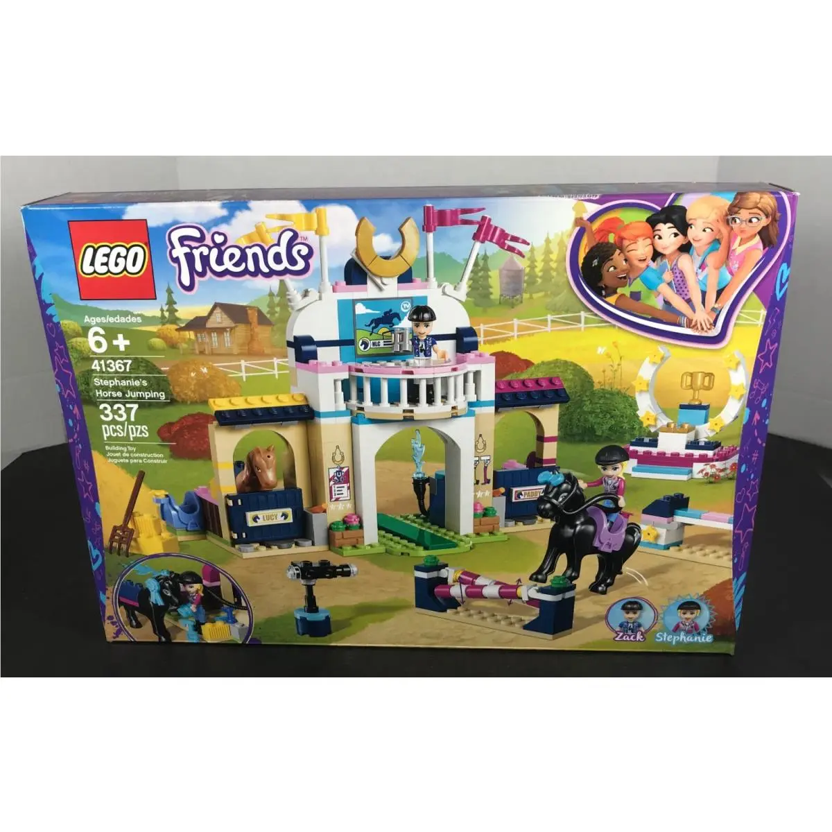 Lego Friends Stephanie`s Horse Jumping 41367 Zack Stable Trophypodium