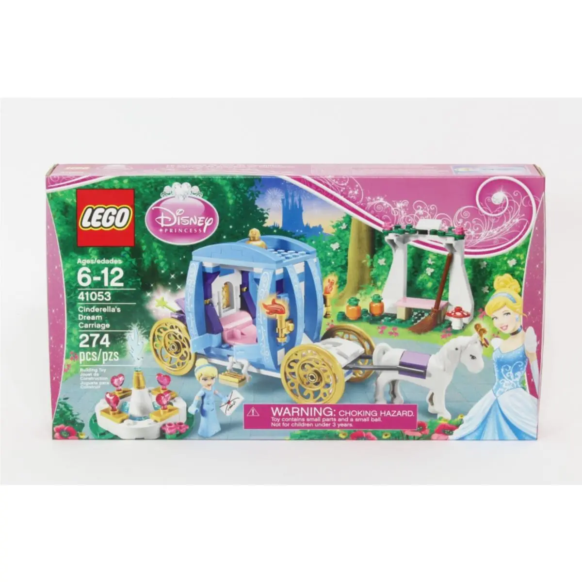 Lego Disney Princess Cinderella`s Dream Carriage - Set 41053 W/white Horse