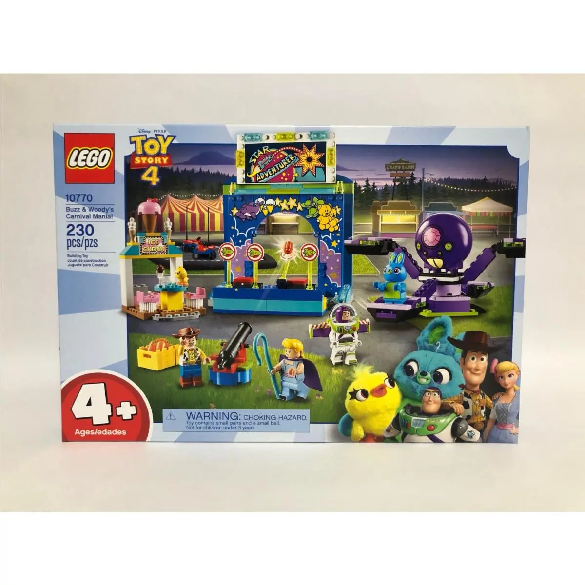 Lego Toy Story 4 - 10770 Buzz Woody`s Carnival Mania - - -retired