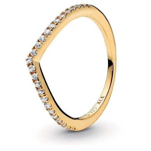 Pandora Sparkling Wishbone Ring 166316CZ-50