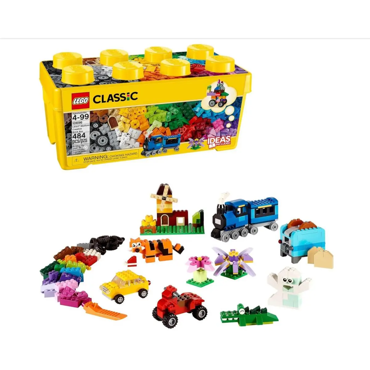 Lego 10696 Classic Medium Creative Brick Box 484 Pcs Building 10696