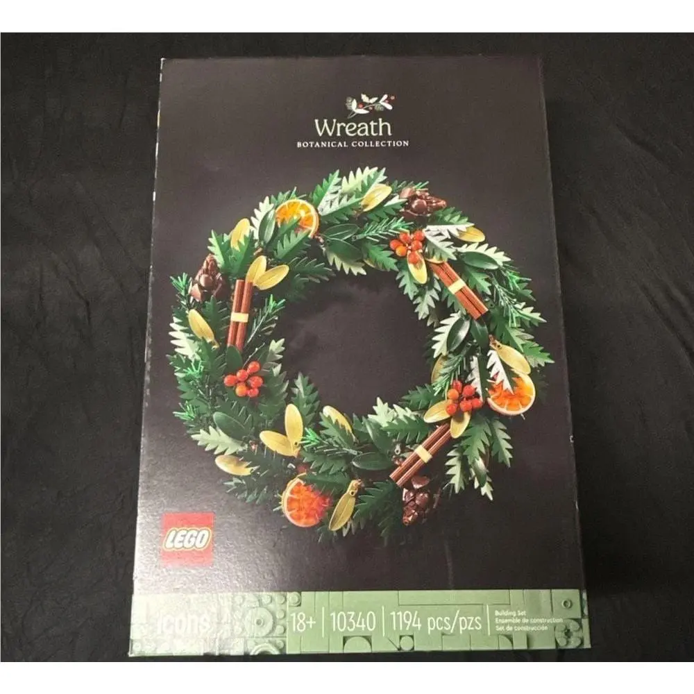 Lego Icons Wreath Botanical Collection Set 10340