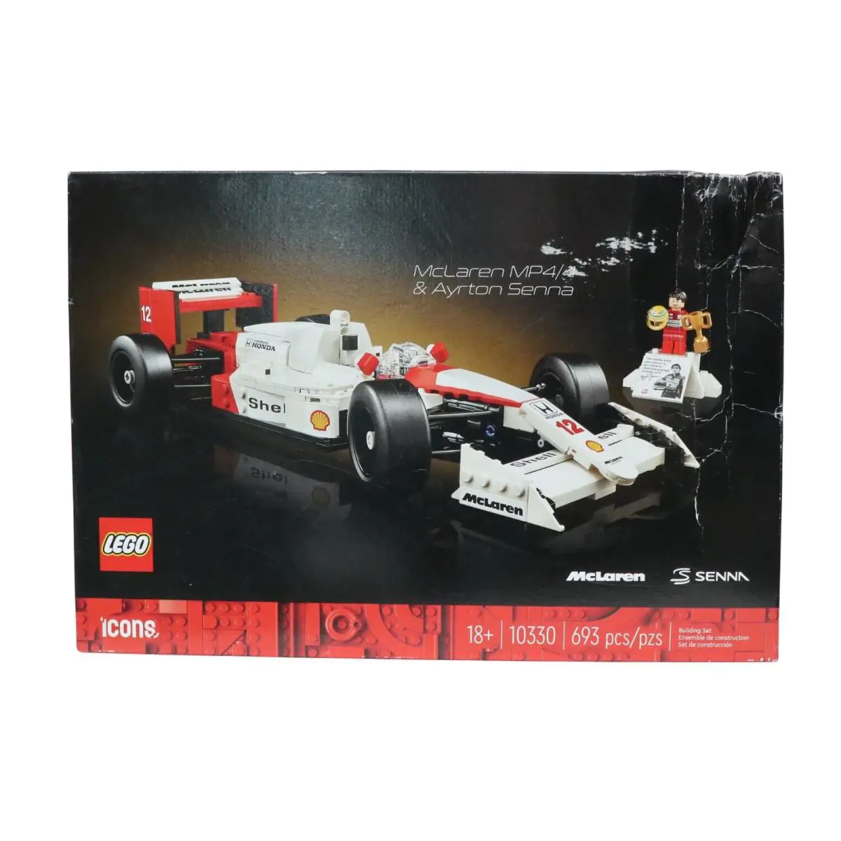 Lego 10330 Icons Mclaren Mp4/4 Ayrton Senna 2025 in Box