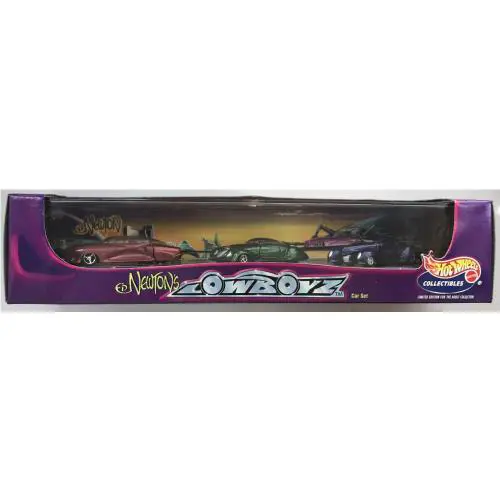 1999 Hot Wheels Newton’s Lowboyz 3-Car Collectibles Set Limited Edition 23090