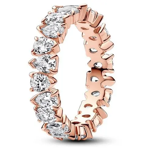 Pandora Alternating Sparkling Band Ring 183021C01-56