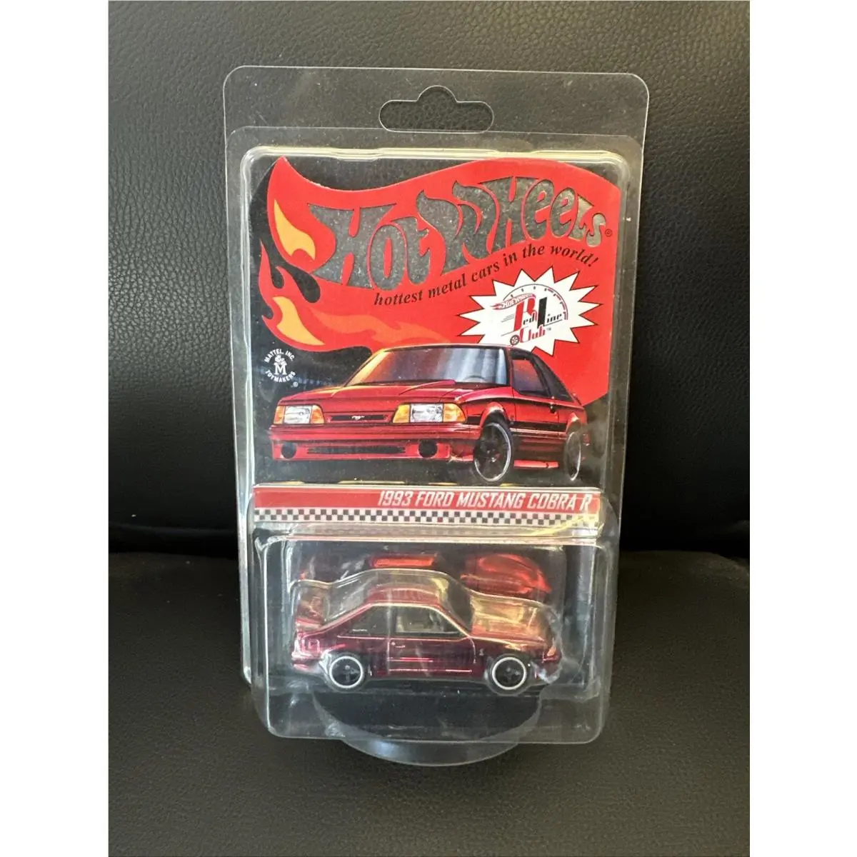 Hot Wheels Rlc 1993 Ford Mustang Cobra R Red