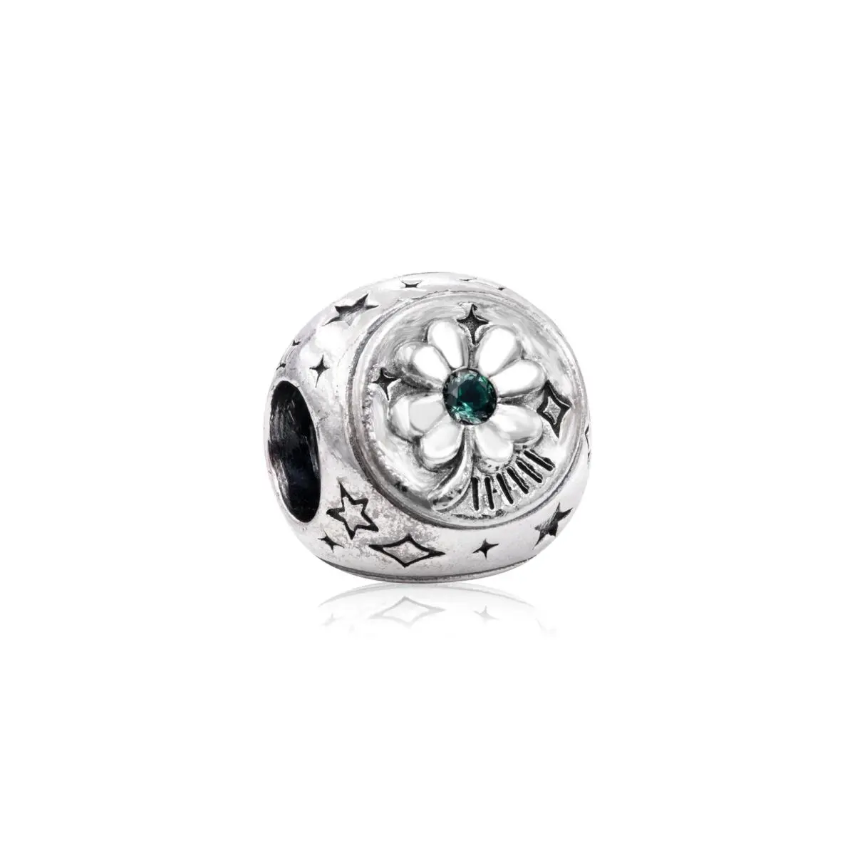 Pandora Clover Horseshoe Ladybird Three-sided Charm 790100C01