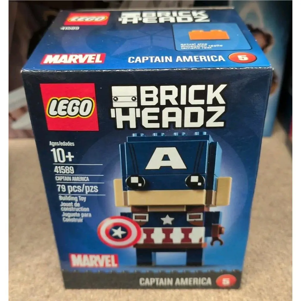 Lego Brickheadz: Captain America 41589 Retired