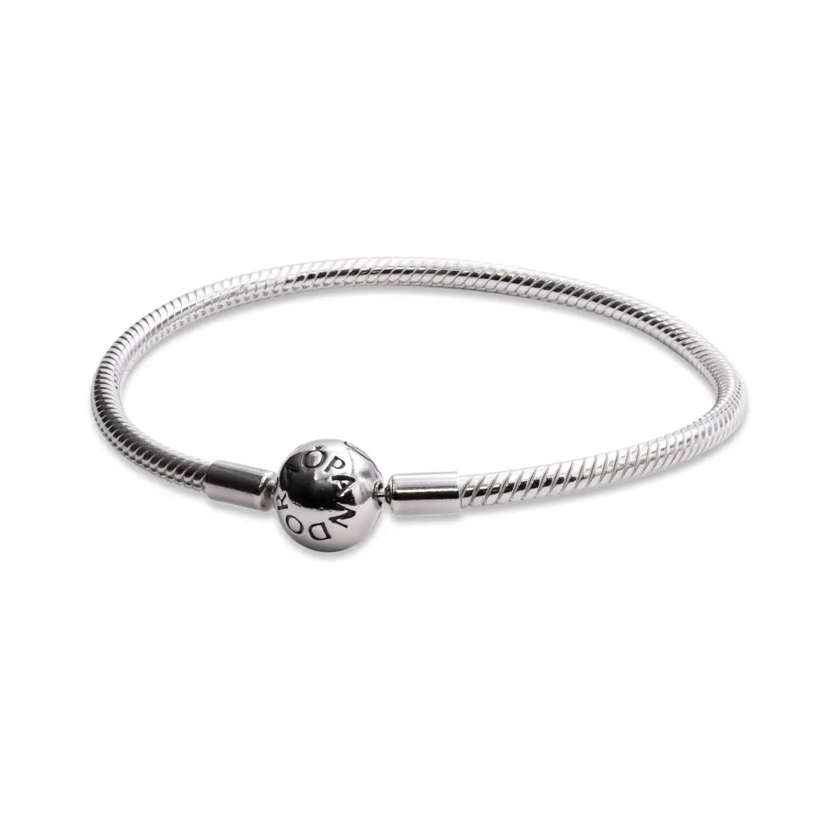 Pandora Smooth Silver Clasp Bracelet - 590728-21