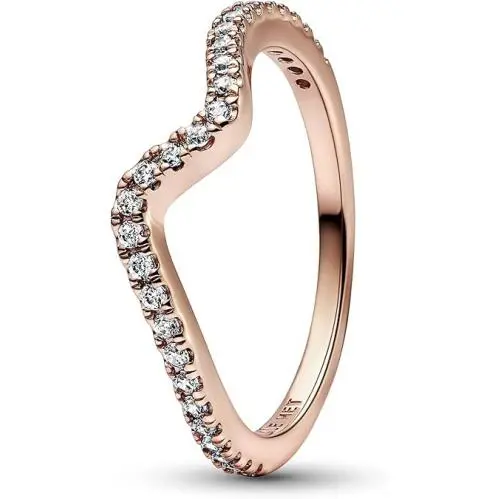 Pandora Sparkling Wave Ring 182539C01-50