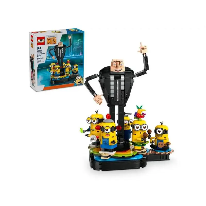 Lego Brick-built Gru and Minions 75582 Despicable Me and Minions Building Set