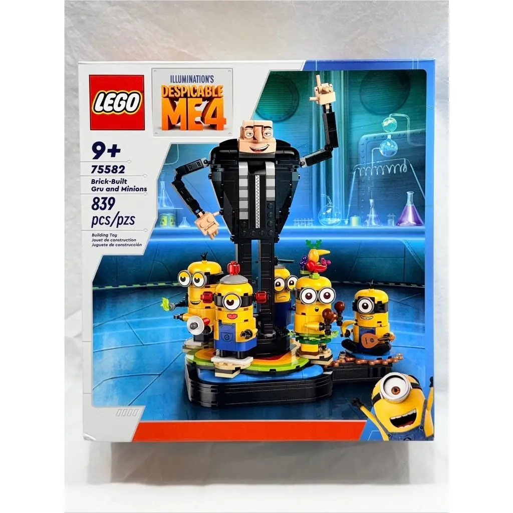 Lego Despicable Me: Brick-built Gru and Minions 75582 /