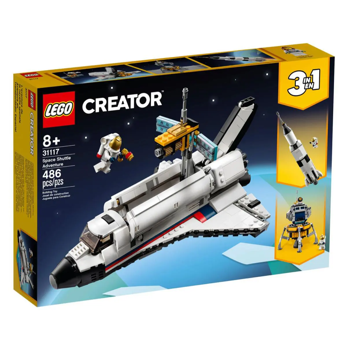 Lego Creator Space Shuttle Adventure 31117 - Ships Next Day