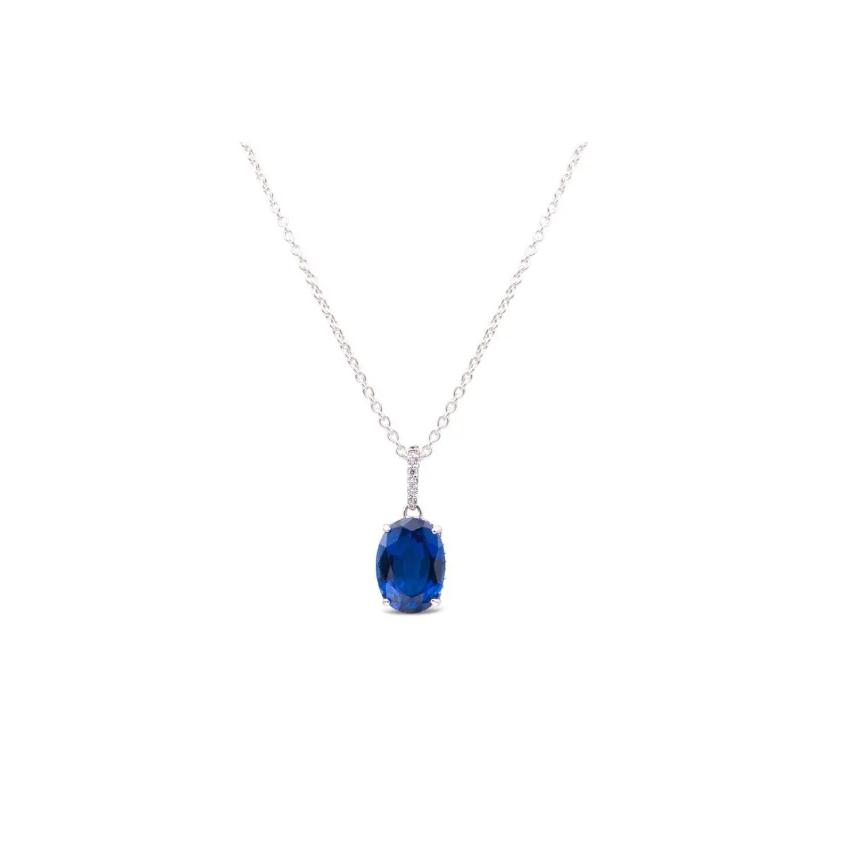 Sparkling Statement Halo Pendant Necklace 390055C01-45 by Pandora