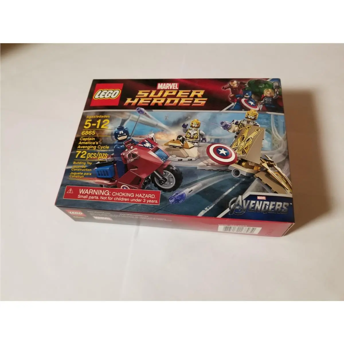 Lego Marvel Super Heroes Captain America`s Avenging Cycle 6865
