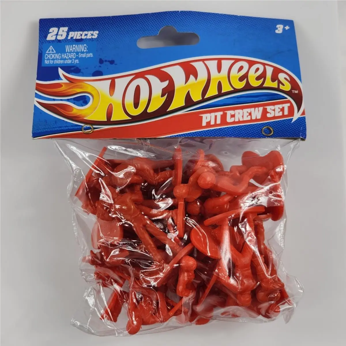 Hot Wheels Pit Crew 25 Pc. Set Red Plastic Figures 2011 Mattel Vhtf Rare