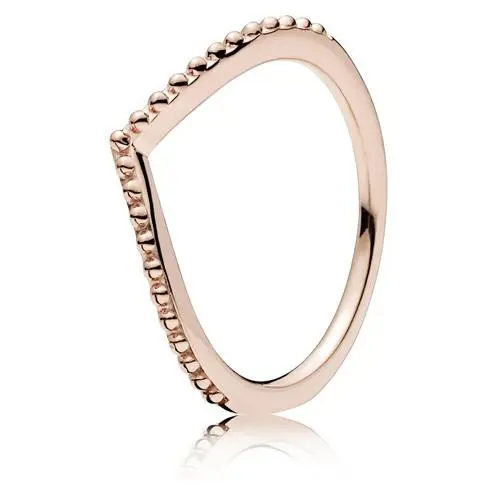 Pandora Beaded Wish Wishbone Pandora Rose Ring 186315-50