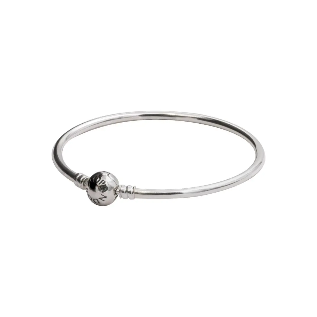 Pandora Moments Sterling Silver Charm Bangle 21CM