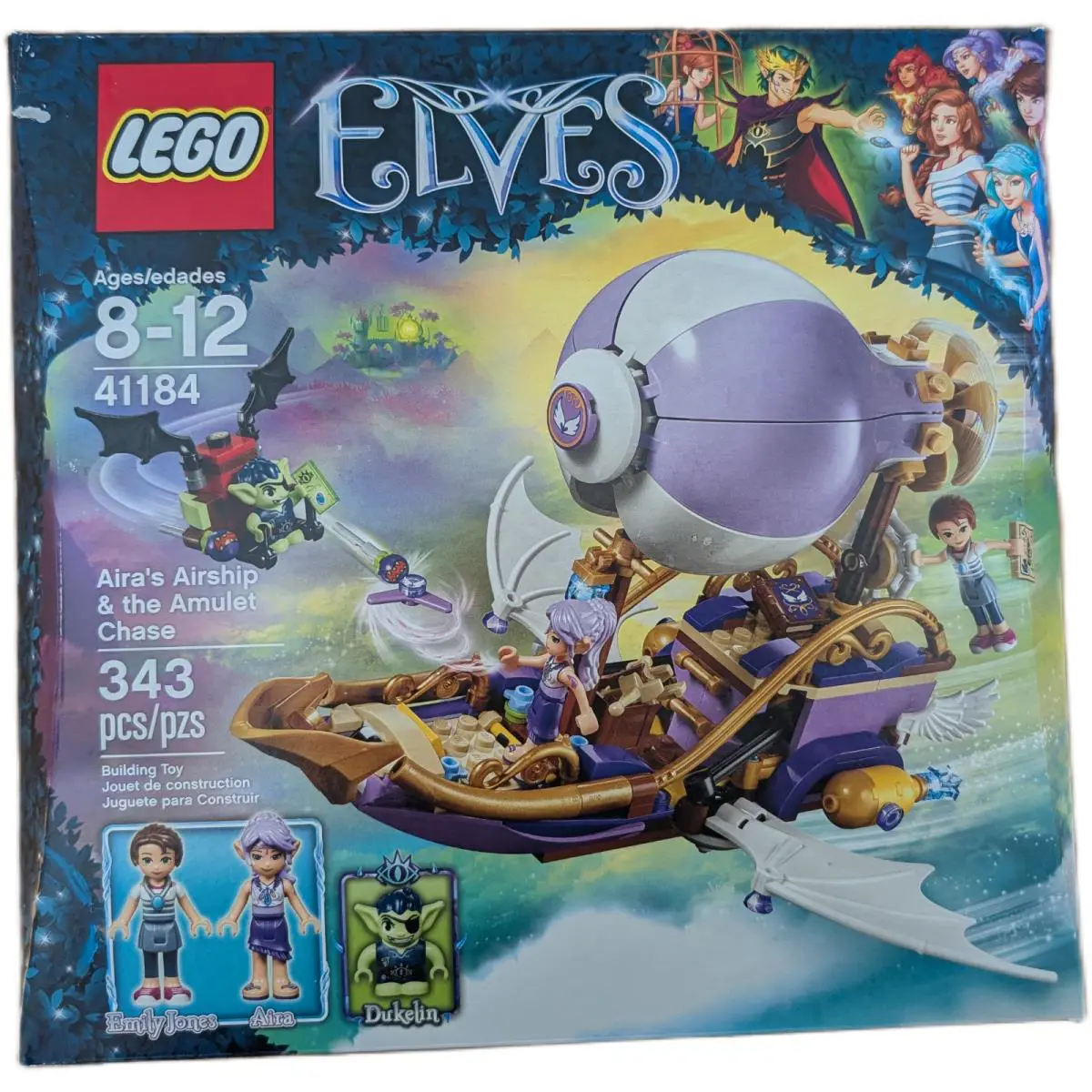 Lego 41184 Elves Aira`s Airship Amulet Chase Retired Emily Jones Nisb