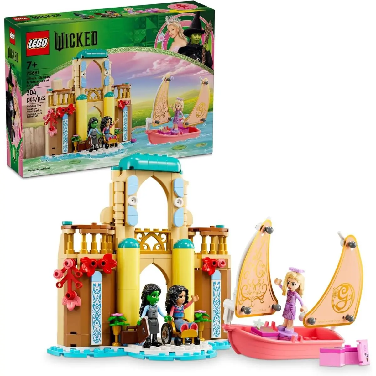 Lego Wicked Glinda Elphaba Nessarose Shiz University Toy Set Collectible 75681