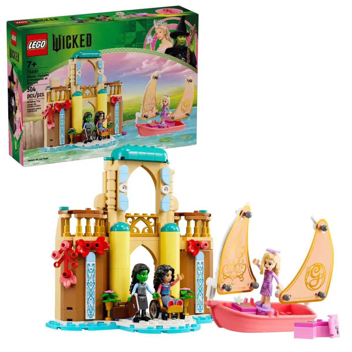 Lego Wicked Glinda Elphaba Nessarose at Shiz University 75681 Kit 304 Pcs