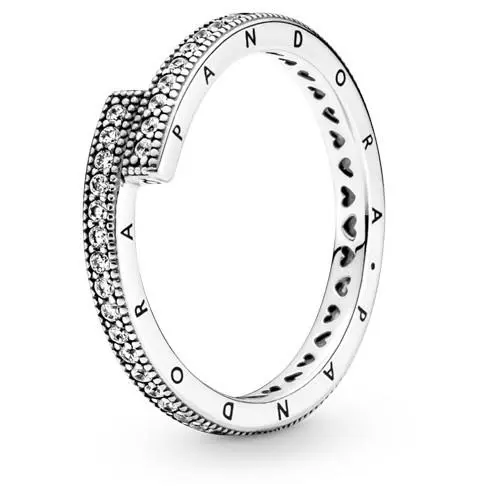 Pandora Sparkling Overlapping Ring 199491C01-50