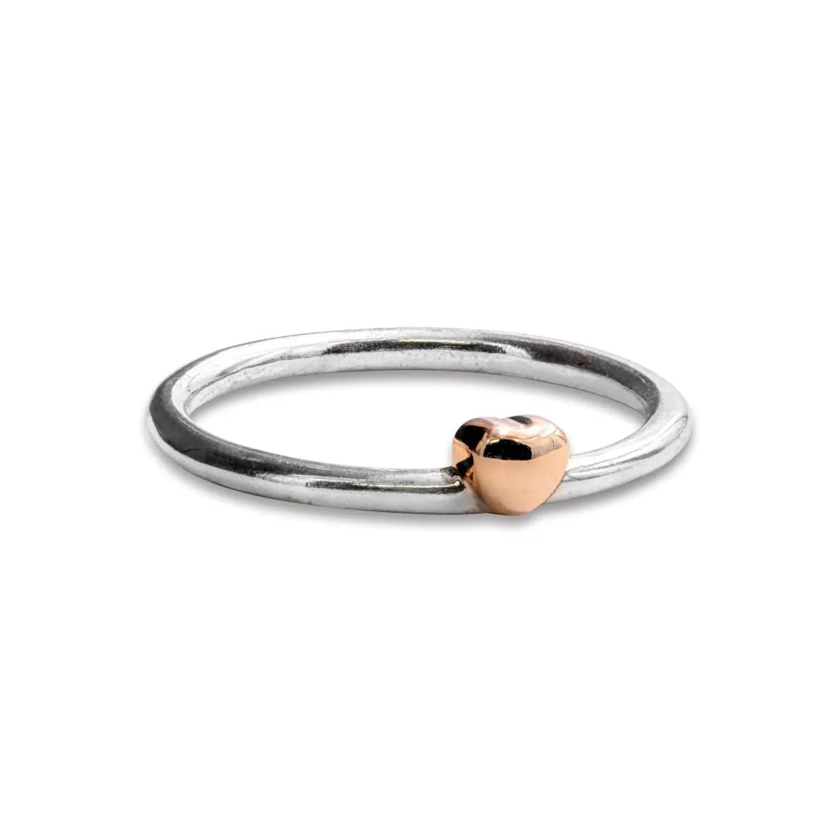 Polished Heart Puzzle Ring 196548-58 by Pandora
