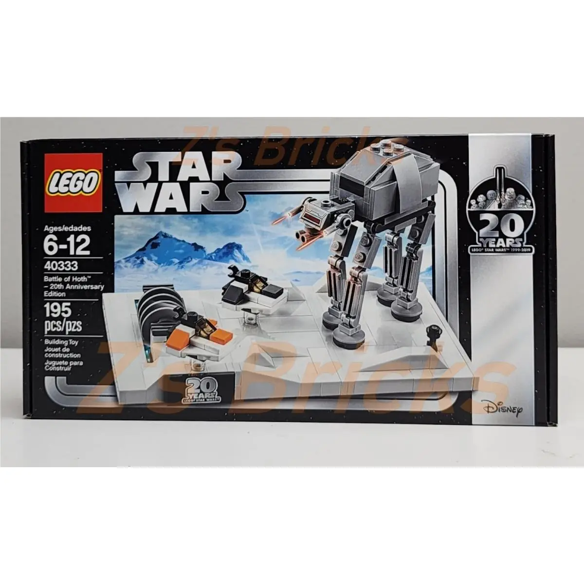 Lego 40333: Battle of Hoth - 20th Anniversary Edition Mib Retired
