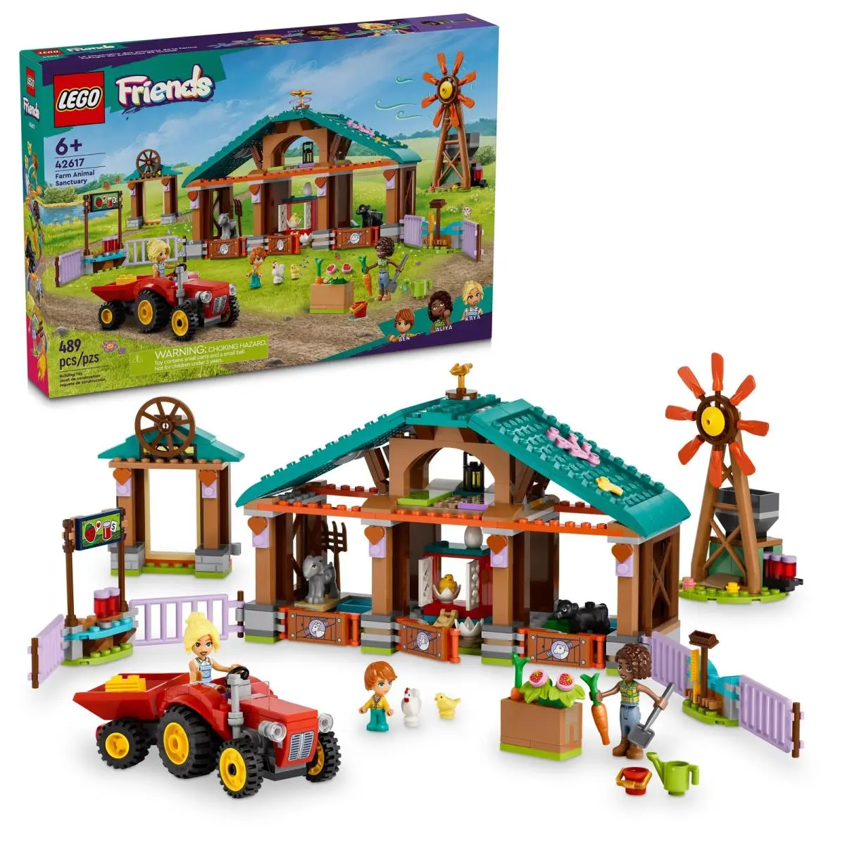 Lego Friends 42617 Farm Animal Sanctuary 489pcs Age 6+