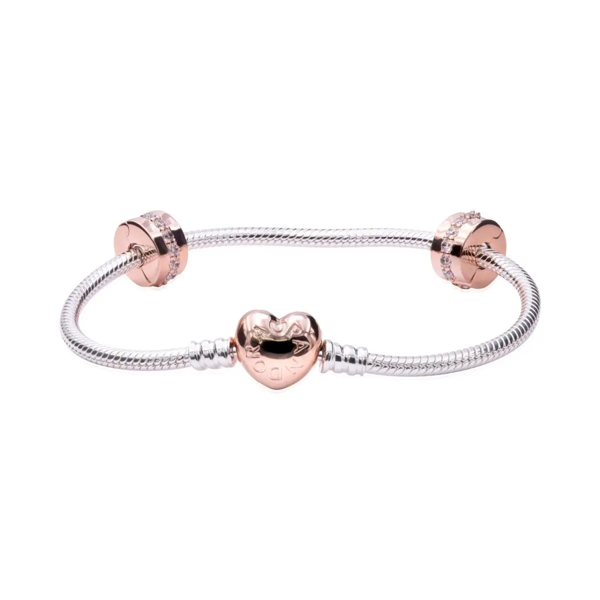 Pandora Heart Clasp Style Starter Bracelet Set B801514-19