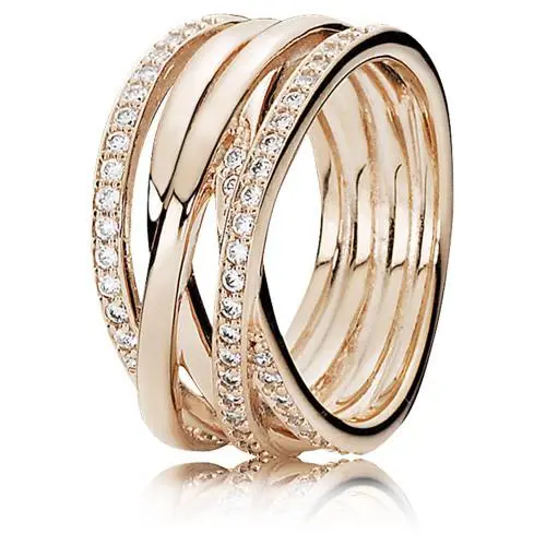 Pandora Ring Pandora Rose Tm Entwined with Clear CZ 180919CZ-50