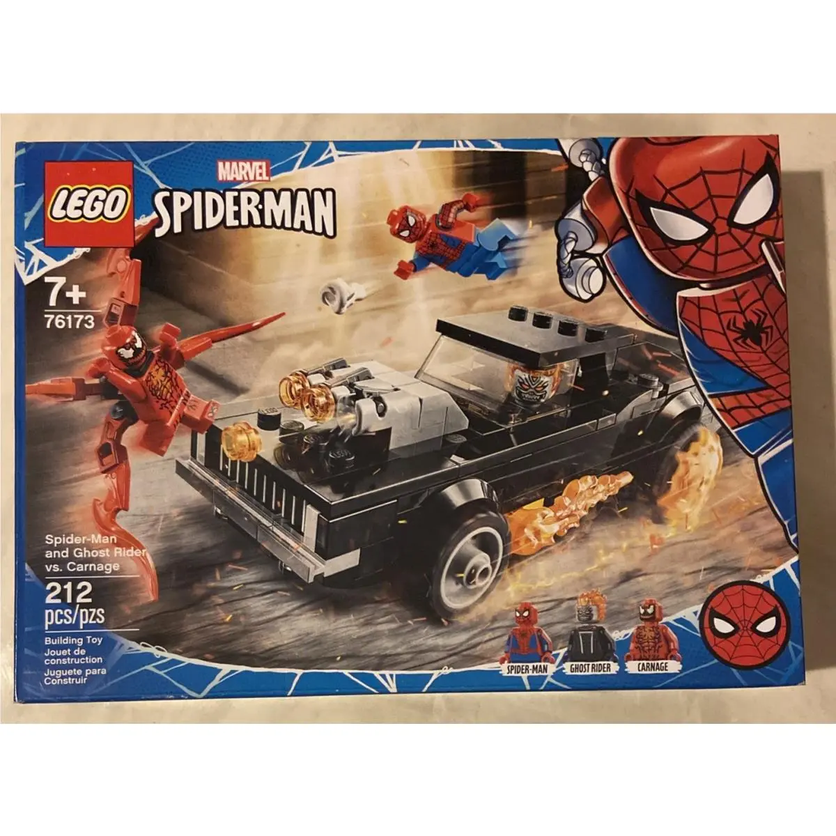 Lego Marvel Build Toy 76173 Spider Man Ghost Rider vs Carnage