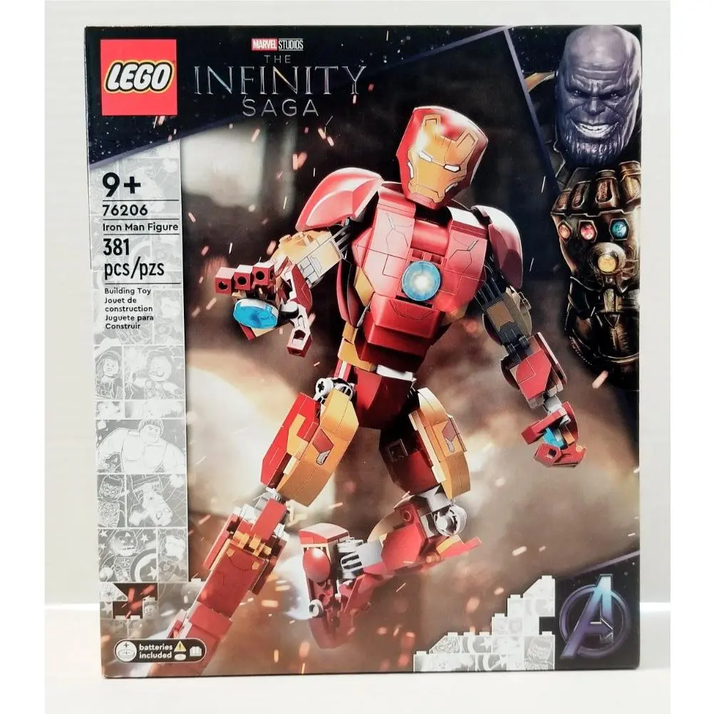 Lego 76206 Marvel Studios The Infinity Saga Iron Man Figure. New