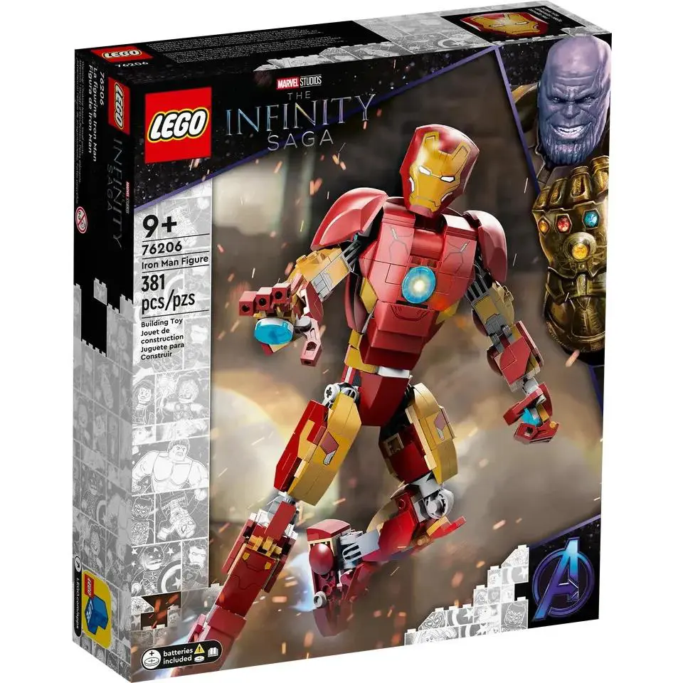 Lego Iron Man Figure 76206 Super Heroes Minifigure Building Set