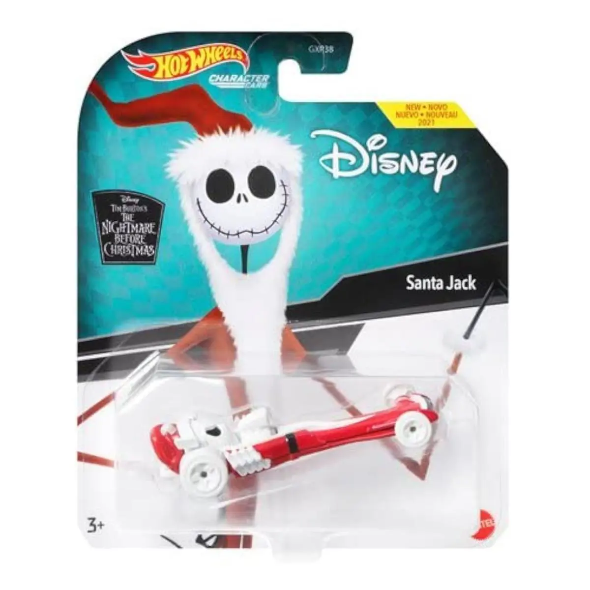Hot Wheels Character Cars - Disney - The Nightmare Before Christmas - Santa - Multicolour