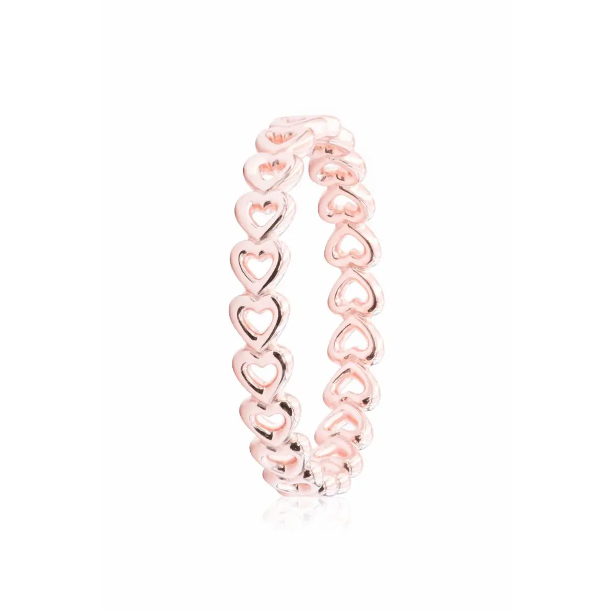 Pandora Linked Love Ring - Silver