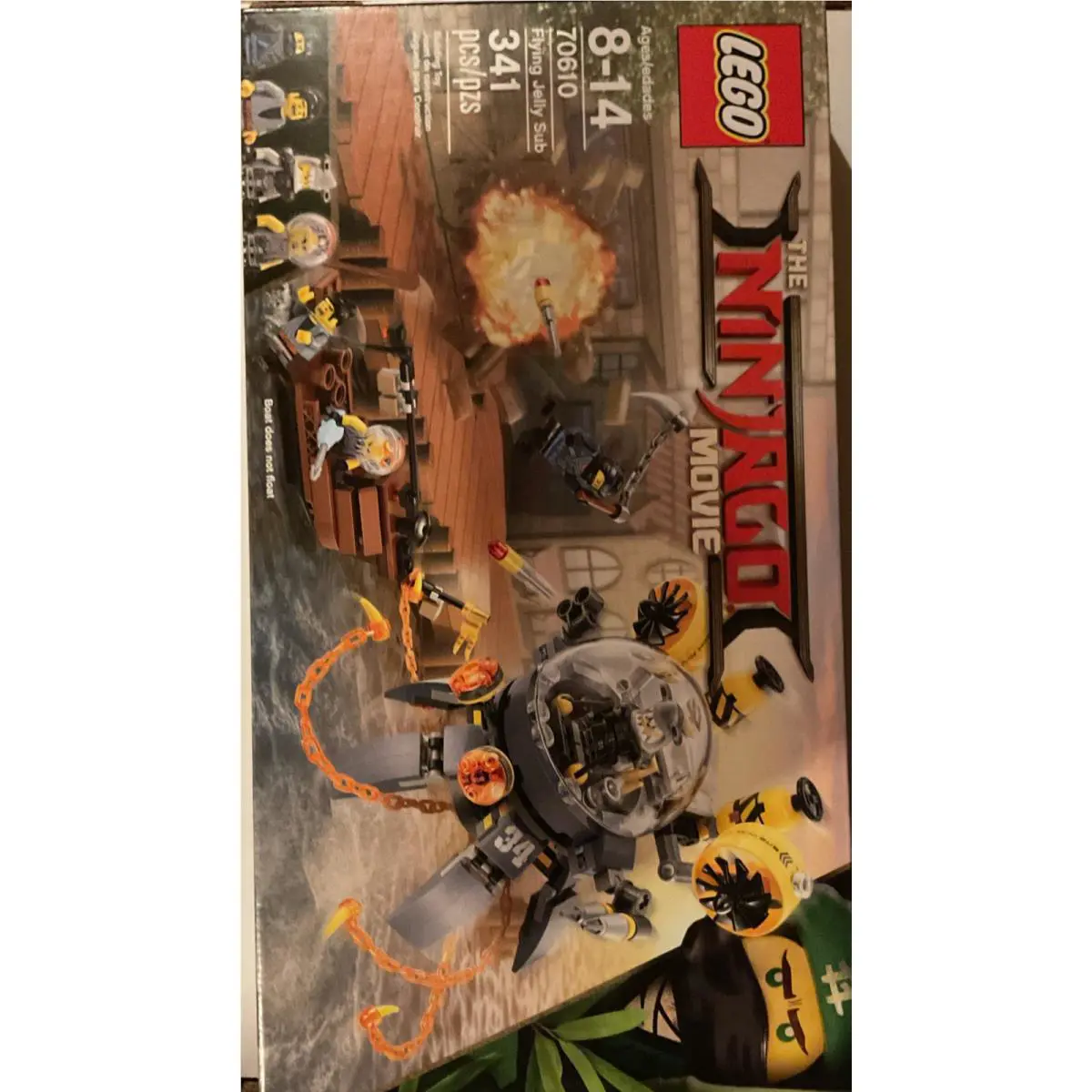 Lego 70610 Ninjago Flying Jelly Sub The Ninjago Movie Retired Building Set