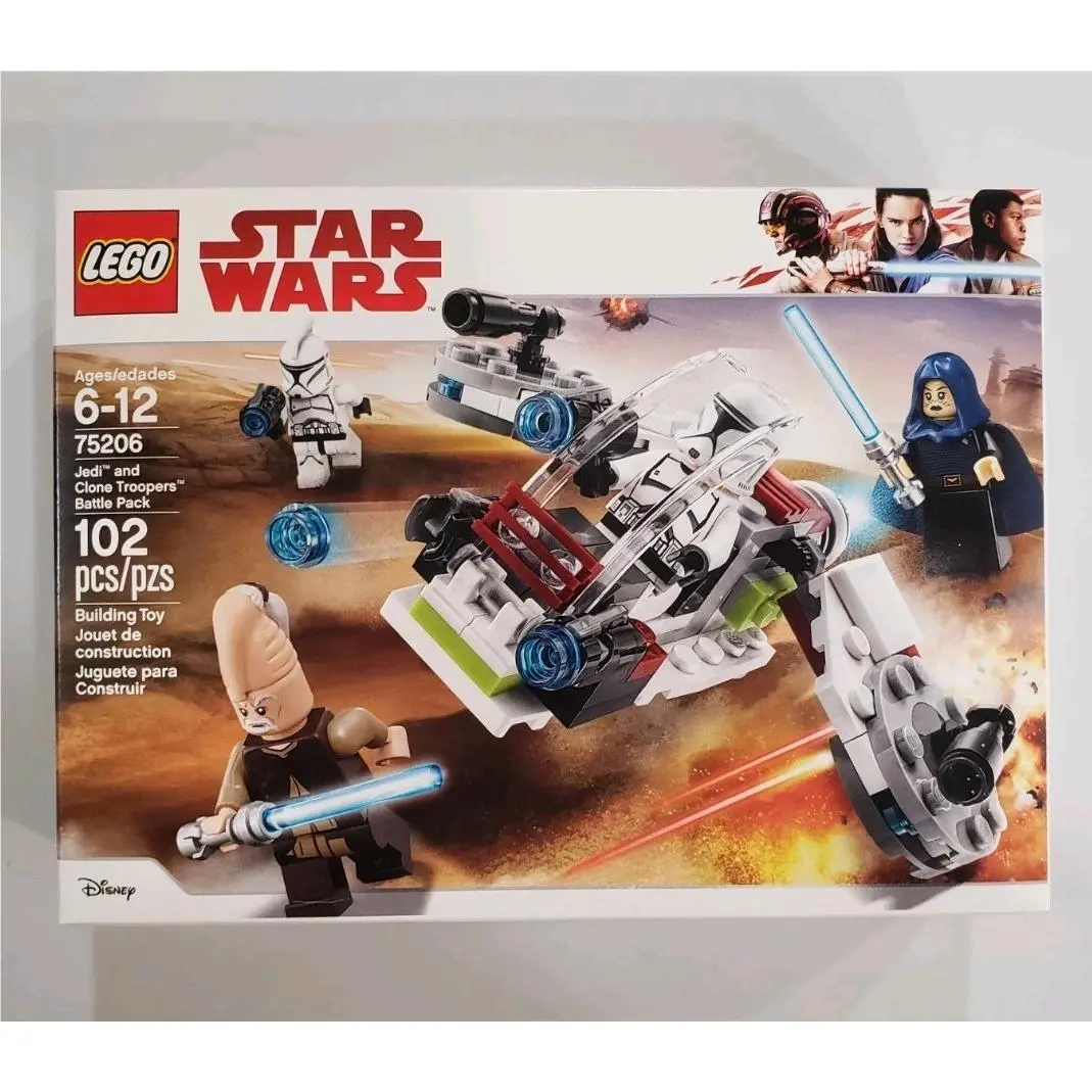 Lego 75206 Jedi and Troopers Battle Pack Dented Seller of 20+ Yrs