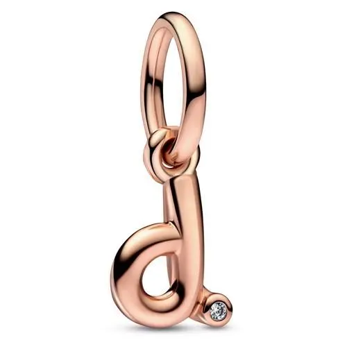 Pandora Letter D Script Alphabet Dangle Charm 782534C01
