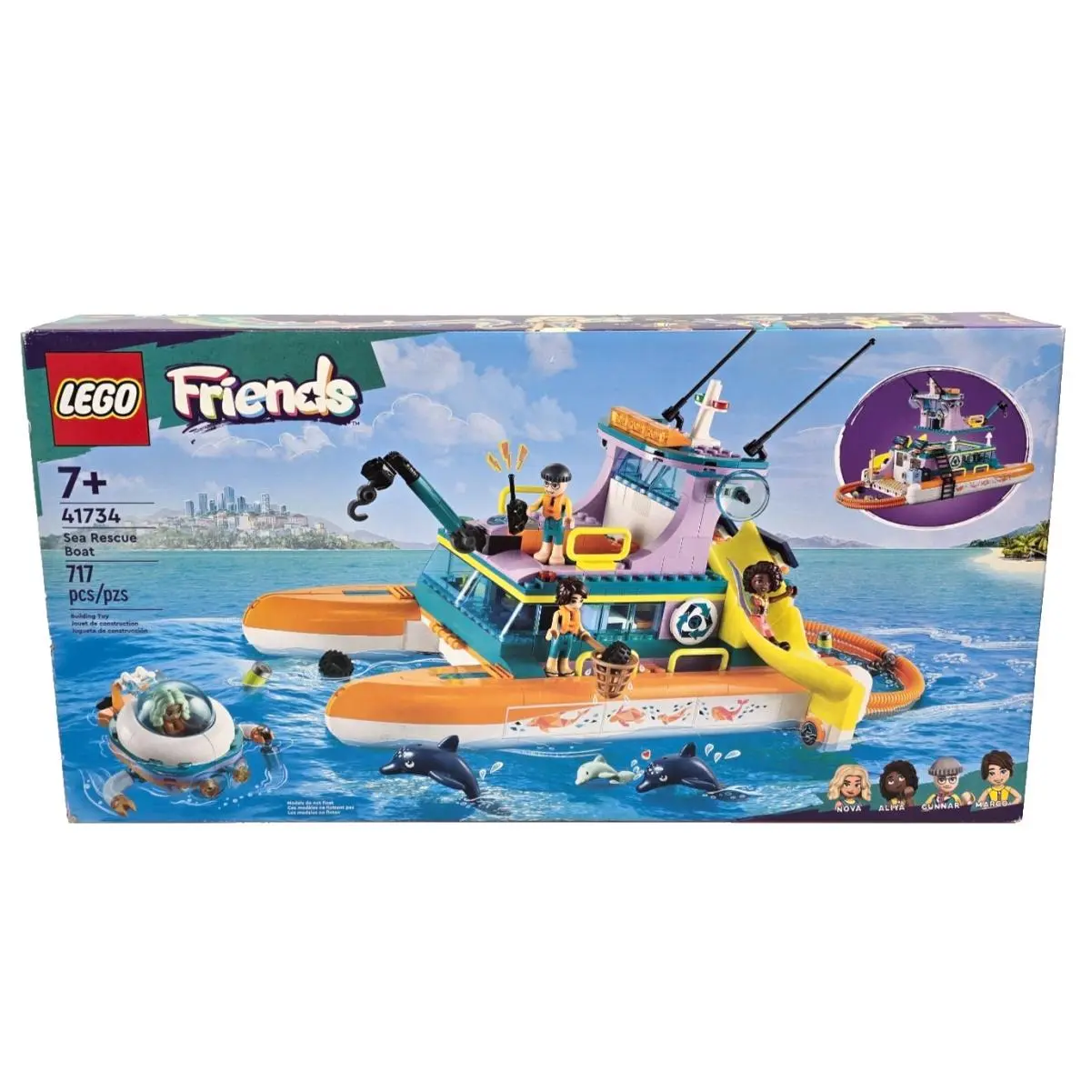 Lego Friends 41734 Sea Rescue Boat 717pcs Age 7+