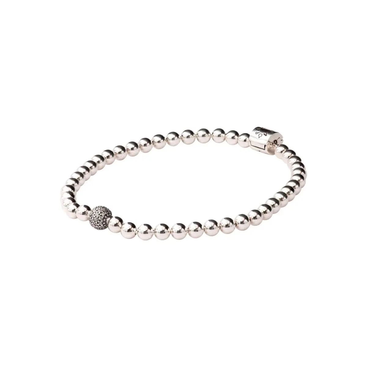 Beads Pave Bracelet - Size: 17 598342CZ-17 by Pandora