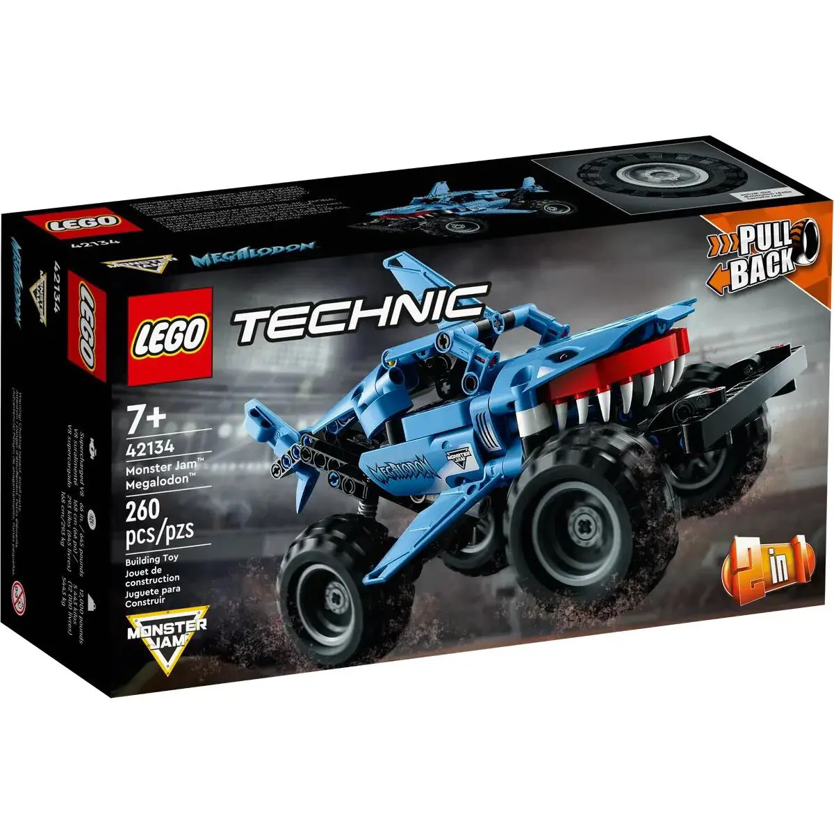 Lego Monster Jam Megalodon 42134 Technic Minifigure Building Set
