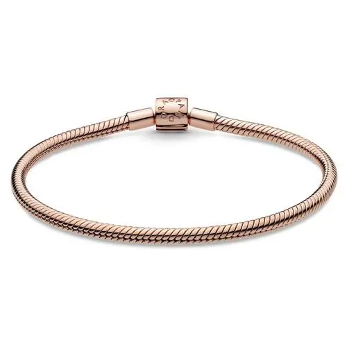 Pandora Moments Barrel Clasp Snake Chain Bracelet