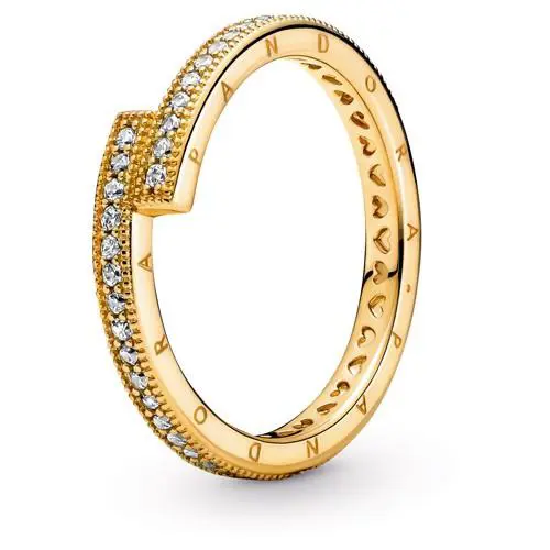Pandora Sparkling Overlapping Ring 169491C01-58