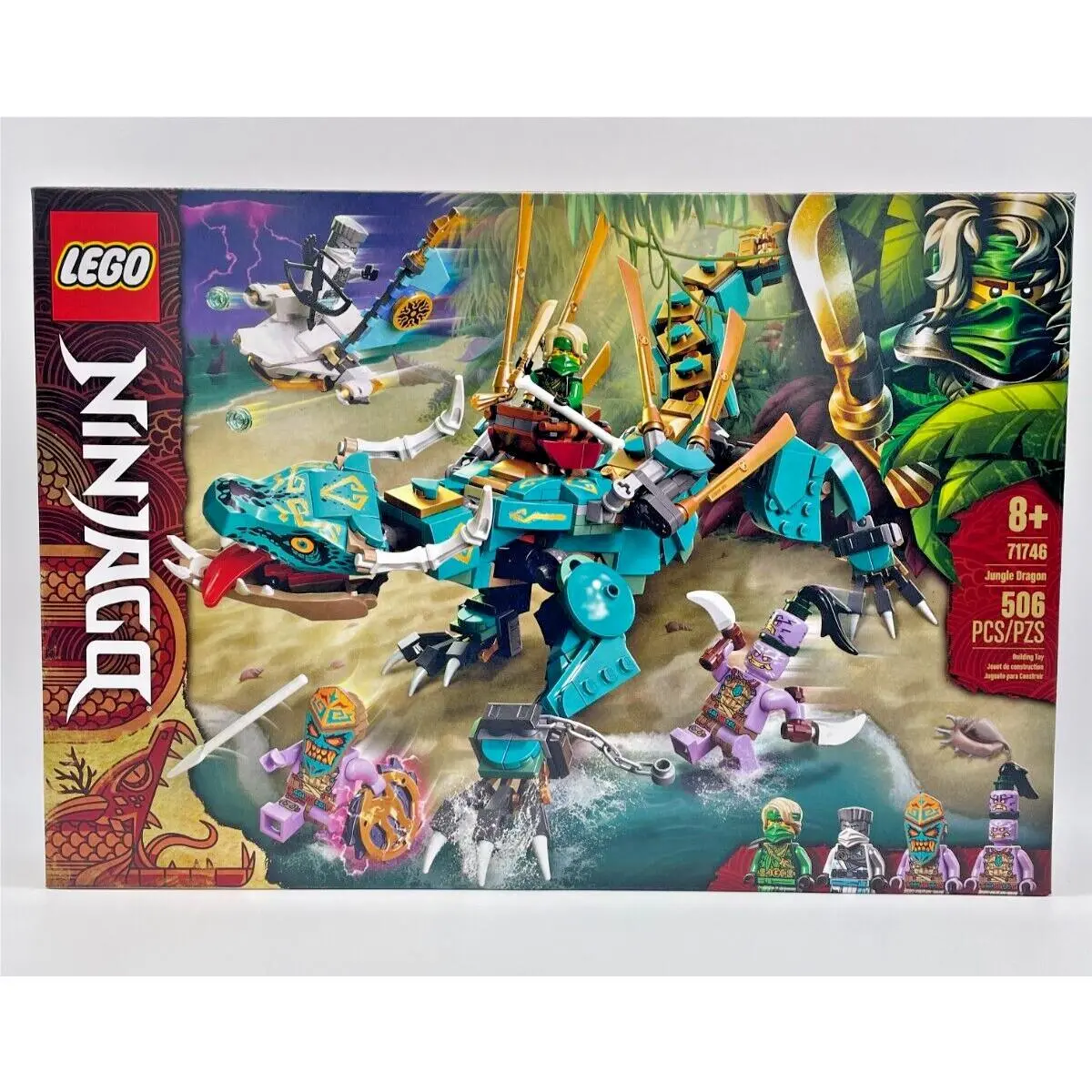 Lego Ninjago Jungle Dragon 71746 506 Pcs
