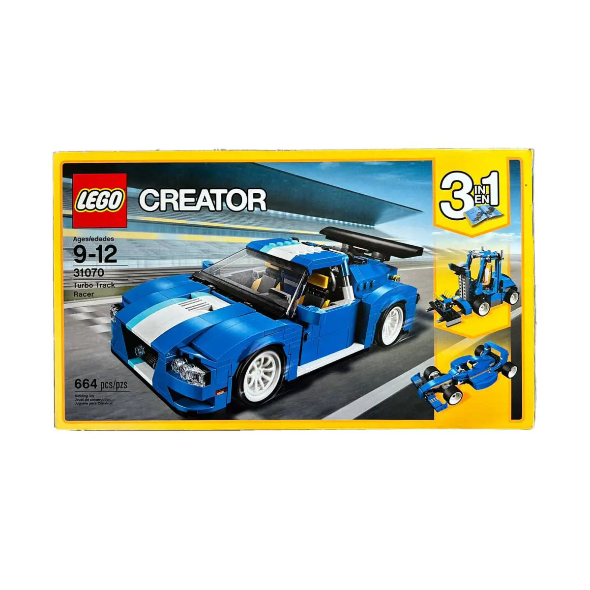 Lego 31070 Turbo Track Racer 3 in 1 Creator Race Car Shelf Wear