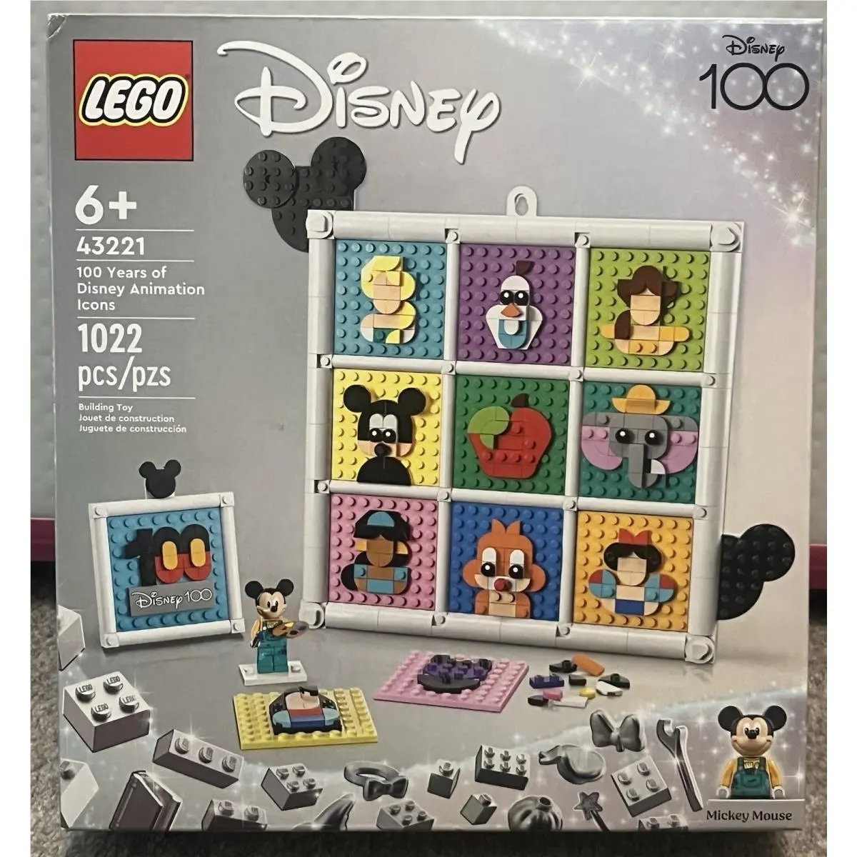 Lego Disney: 100 Years of Disney Animation Icons 43221