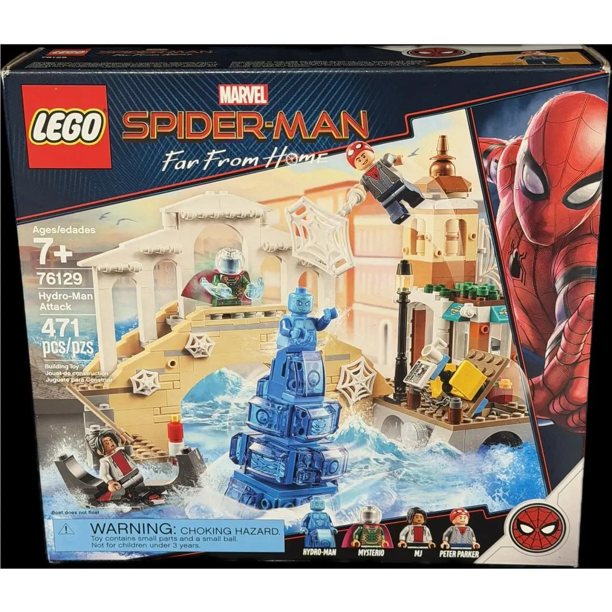 Lego 76129 Marvel Hydro-man Attack Spider-man Far From Home Retired