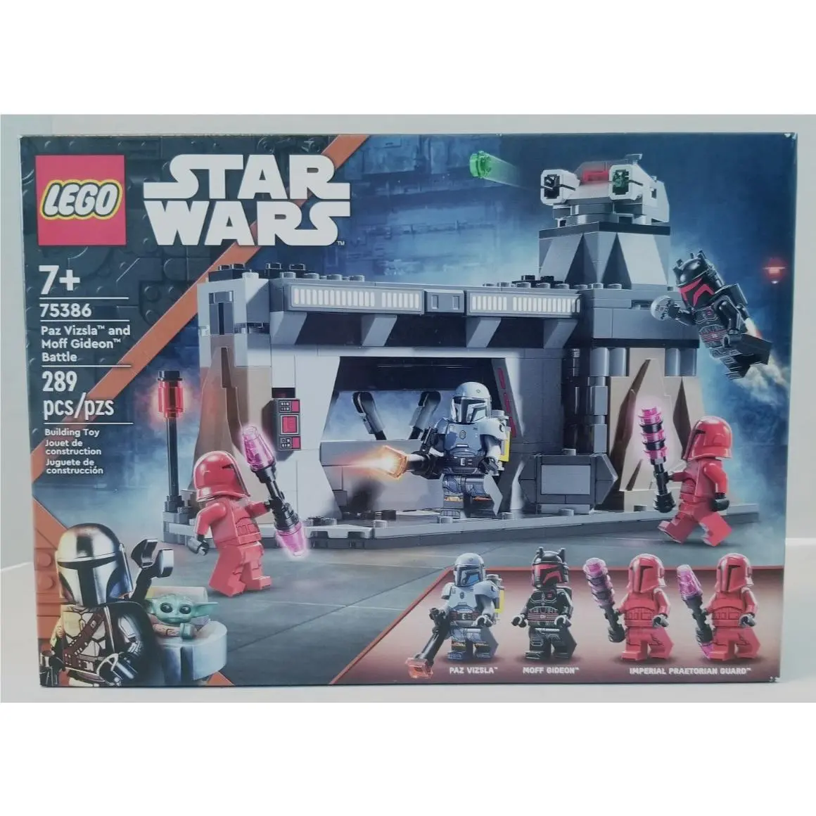 Lego Star Wars 75386 Paz Vizsla and Moff Gideon Battle.
