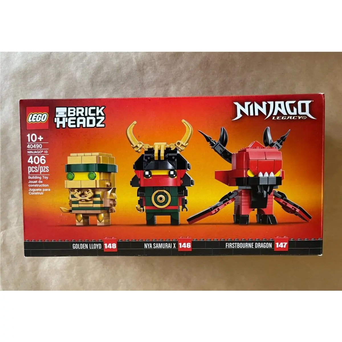 Lego Brickheadz Ninjago 10th Anniversary 40490 - Retired